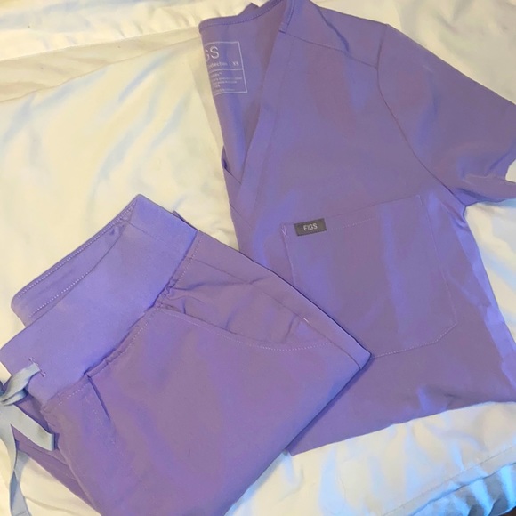 Figs Other Figs Scrubs Limited Edition Lilac Dawn Matching Set